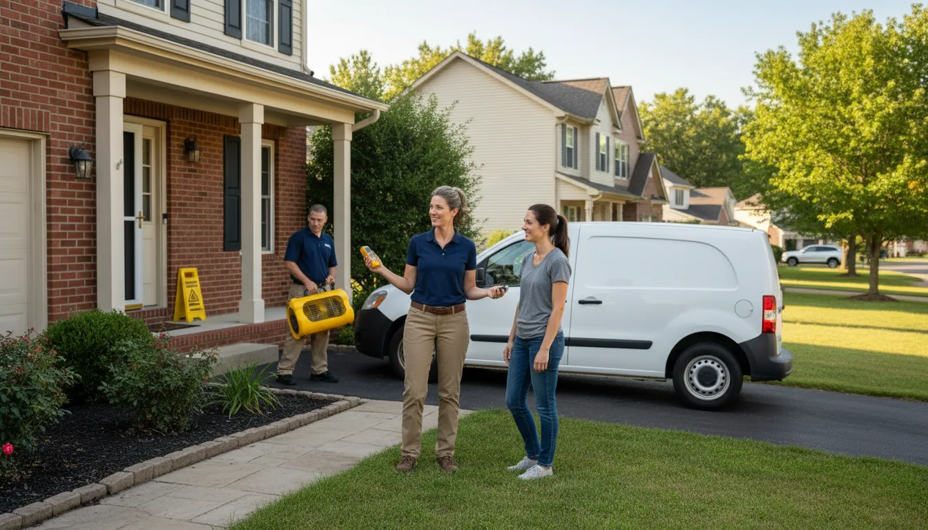 Water restoration image for Water Damage & Restoration Services in Galloway, OH